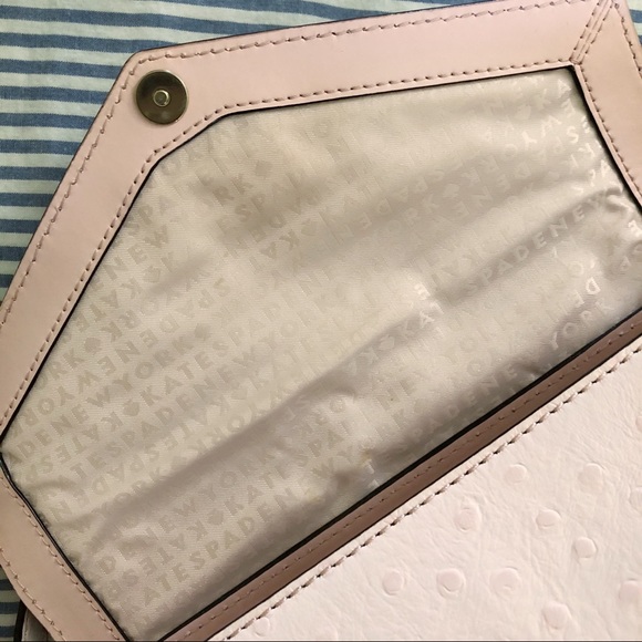 Kate spade pink ostrich purse - Picture 8 of 10